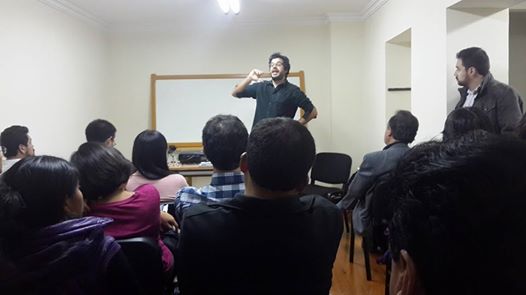 Charla sobre Activismo 2.0 en la Casa Hacker, el 8 de diciembre. Foto: Iblin Linarez