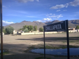 Ingreso a Challapata.