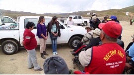 Marchistas dicen no a la ayuda humanitaria enviada por Doria Medina