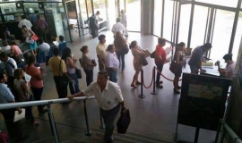 Interior del Palacio de Justicia de Santa Cruz.