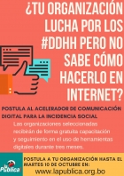 Acelerador de comunicación digital para la incidencia social