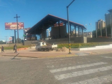 Altar del Papa en Santa Cruz.