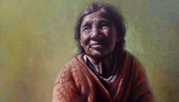 Obra de la artista Rosmery Mamani.