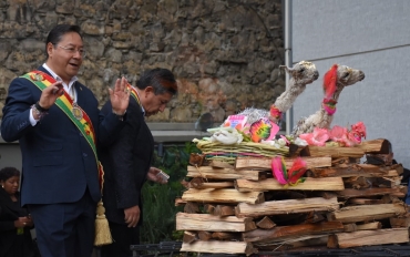 Arce incluye la crisis climática en los cinco ejes del “pacto social” que plantea para 2025, sin detallar acciones gubernamentales