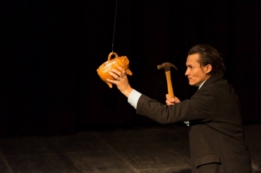 Ariel Muñoz en &quot;Chancho&quot;.