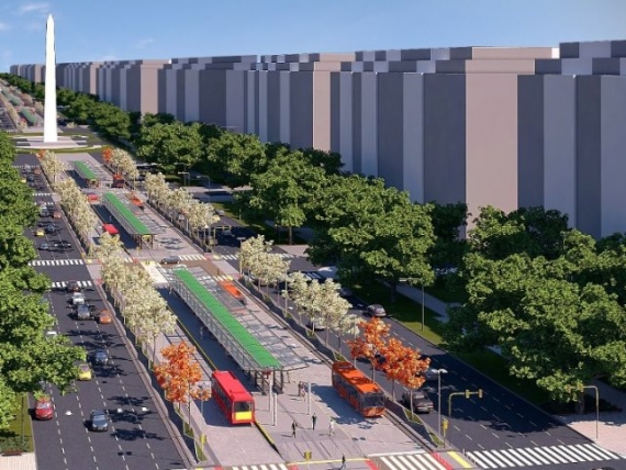 El sueño del metrobús en Buenos Aires.