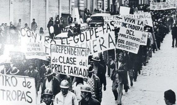 Fotografía exhibida en el Museo de la Revolución en La Paz