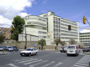 Vista panorámica del Hospital Obrero, ubicado en Miraflores