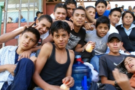 Jóvenes en Honduras.